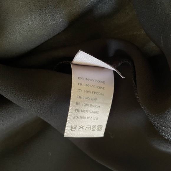 Preen Sheer Black Blouse. Size xs. NWT! - Picture 9 of 9